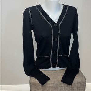 Baia Black Cardigan Sweater SP